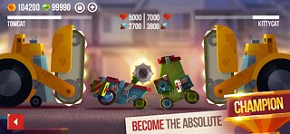 Snímek obrazovky aplikace CATS: Crash Arena Turbo Stars