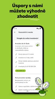 Snímek obrazovky aplikace My Air (Air Bank)