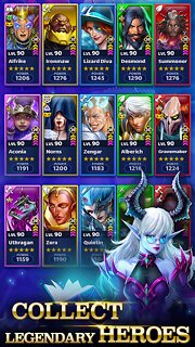 Snímek obrazovky aplikace Empires & Puzzles: Match-3 RPG