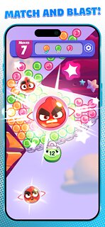 Snímek obrazovky aplikace Angry Birds Dream Blast