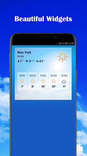 Snímek obrazovky aplikace Weather forecast - Meteosource