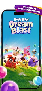 Snímek obrazovky aplikace Angry Birds Dream Blast