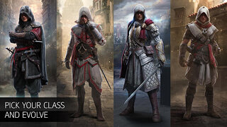 Snímek obrazovky aplikace Assassin's Creed Identity