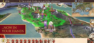 Snímek obrazovky aplikace ROME: Total War