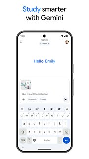 Snímek obrazovky aplikace Google Gemini