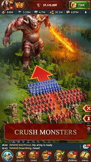 Snímek obrazovky aplikace Total Battle: War of Empires