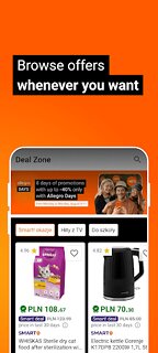 Snímek obrazovky aplikace Allegro: shopping online