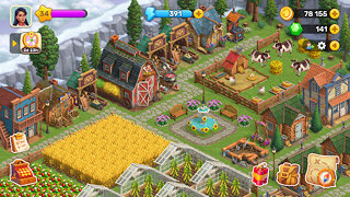 Snímek obrazovky aplikace Klondike Adventures: Farm Game