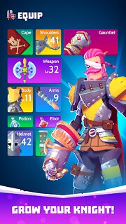 Snímek obrazovky aplikace Knighthood - RPG Knights