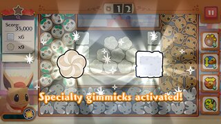 Snímek obrazovky aplikace Pokémon Café ReMix