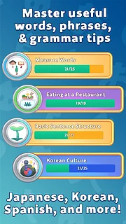 Lingo Legend Language Learning - snímek obrazovky