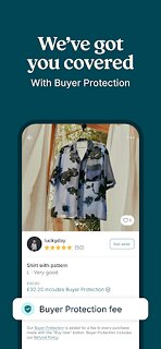 Snímek obrazovky aplikace Vinted: Shop & sell pre-loved