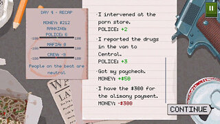 Snímek obrazovky aplikace Beat Cop
