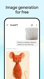 Snímek obrazovky aplikace ChatGPT