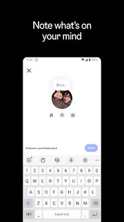 Snímek obrazovky aplikace Instagram