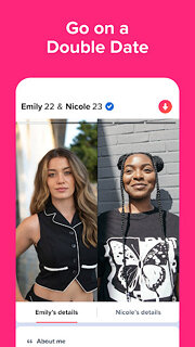 Snímek obrazovky aplikace Tinder