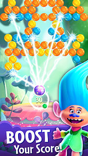 DreamWorks Trolls Pop: Bubble Shooter & Collection - snímek obrazovky