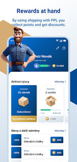 Snímek obrazovky aplikace mojePPL