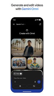 Snímek obrazovky aplikace Google Gemini