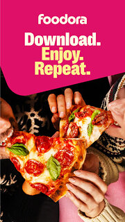 Snímek obrazovky aplikace foodora: Food & Groceries