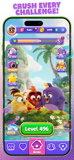 Snímek obrazovky aplikace Angry Birds Dream Blast