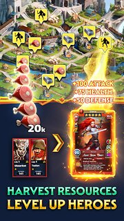 Snímek obrazovky aplikace Empires & Puzzles: Match-3 RPG