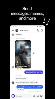 Snímek obrazovky aplikace Instagram