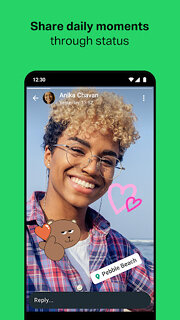 Snímek obrazovky aplikace WhatsApp Messenger