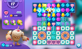 Snímek obrazovky aplikace Candy Crush Friends Saga