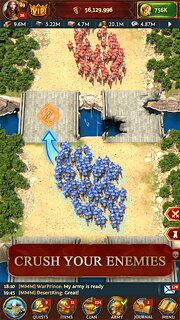 Snímek obrazovky aplikace Total Battle: War of Empires