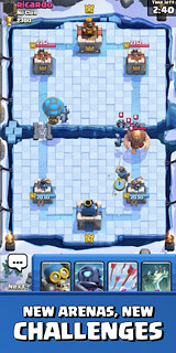 Snímek obrazovky aplikace Clash Royale