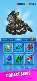 Snímek obrazovky aplikace Snake Clash!