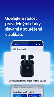 Moje O2 - snímek obrazovky