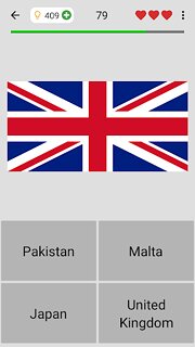 Snímek obrazovky aplikace Flags of All World Countries