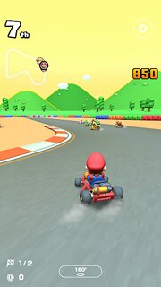 Snímek obrazovky aplikace Mario Kart Tour