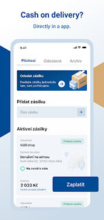 Snímek obrazovky aplikace mojePPL