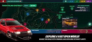 Snímek obrazovky aplikace Static Shift Racing