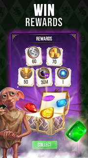 Snímek obrazovky aplikace Harry Potter: Puzzles & Spells