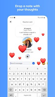 Snímek obrazovky aplikace Messenger