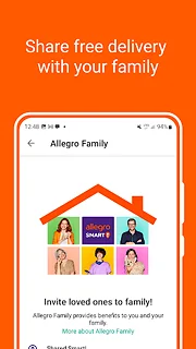 Allegro: shopping online - snímek obrazovky