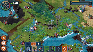 Snímek obrazovky aplikace Terra Nil