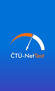 Snímek obrazovky aplikace ČTÚ-NetTest