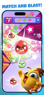 Snímek obrazovky aplikace Angry Birds Dream Blast