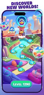 Snímek obrazovky aplikace Angry Birds Dream Blast
