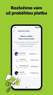 Snímek obrazovky aplikace My Air (Air Bank)