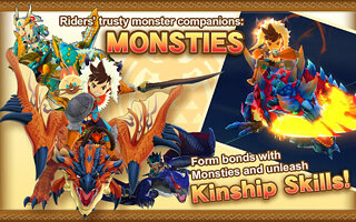 Snímek obrazovky aplikace Monster Hunter Stories