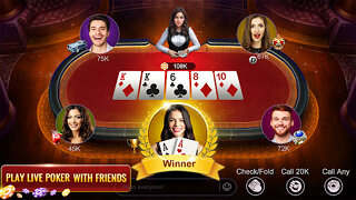 Snímek obrazovky aplikace RallyAces Poker - Texas Holdem
