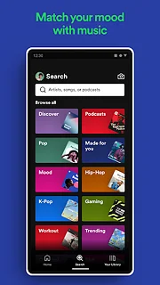 Spotify: Music and Podcasts - snímek obrazovky