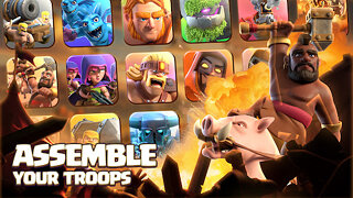 Snímek obrazovky aplikace Clash of Clans