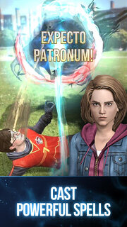 Snímek obrazovky aplikace Harry Potter:  Wizards Unite